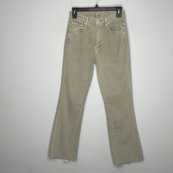 MOTHER | The Insider Ankle Frey Jeans in Chalk It Up - Picture 2 of 10